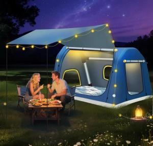 4 Person Inflatable Tent - Quick 60 Second Setup