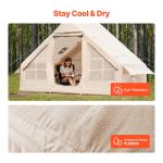 Inflatable 3-5 Person Camping Tent with Pump