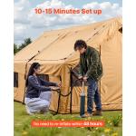 Inflatable Glamping Tent for 8-12 Campers