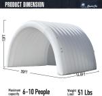 Inflatable Event Tent with Blower - 20x15x13FT