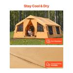 Inflatable Glamping Tent for 8-12 Campers