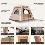 Inflatable Tent for 2-4 Campers, 51.67 sqft