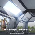 SUNYRISY Inflatable Glamping Tent for 8-10 People