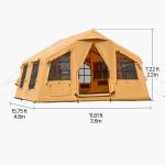 Inflatable Glamping Tent for 8-12 Campers