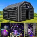 20 FT Inflatable Black Cube Party Tent