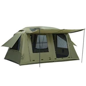MC TOMOUNT Inflatable Family Camping Tent for 6-10