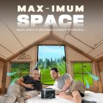 Skylight Inflatable Camping Tent for 4-6 People