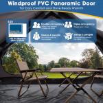 Inflatable 4-6 Person Camping Tent with Pump