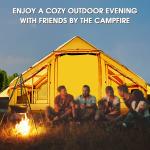 MOPHOTO Inflatable 6-Person Camping Tent with Pump