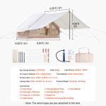 Inflatable Family Tent for 3-5 Campers