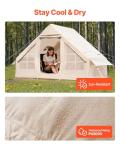 VEVOR Inflatable Glamping Tent for 3-5 Campers