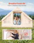 VEVOR Inflatable Glamping Tent for 3-5 Campers