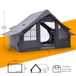 Inflatable 4-6 Person Camping Tent with Pump