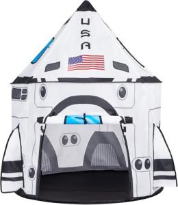JOYIN Rocket Ship Play Tent for Kids