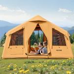 VEVOR Inflatable Camping Tent for 8-12 People