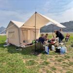 Spacious Inflatable Glamping Tent for 6-8 People