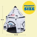 JOYIN Rocket Ship Play Tent for Kids