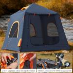 Easy Setup Inflatable Tent for 2-4 Campers