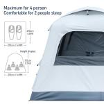 Automatic Inflatable Tent for 3-4 Campers