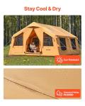 VEVOR Inflatable Camping Tent for 8-12 People