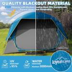 4-Person Waterproof Blackout Family Camping Tent