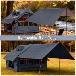 Inflatable Camping Tent with Stove Jack and Pump
