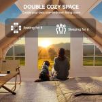 YITAHOME 13FT Inflatable Camping Tent for 8 People