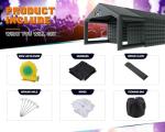Large Inflatable Nightclub Tent with Gazebo