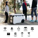 IGLOO Marine Latitude 90 Roller Cooler, White