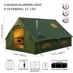 Large 13' x 10' Inflatable Tent for 8-10 People