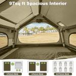 Inflatable Camping Tent for 6/8 People, Easy Setup