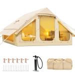 Easy Setup Inflatable Tent with Stove Jack, 4-Person