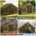 Inflatable Camping Tent for 6/8 People, Easy Setup