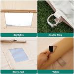 YITAHOME 13FT Inflatable Camping Tent for 8 People