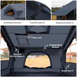 Inflatable Camping Tent with Stove Jack and Pump