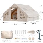 YITAHOME 13FT Inflatable Camping Tent for 8 People