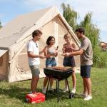 Inflatable Camping Tent with Skylight for 4-6 People