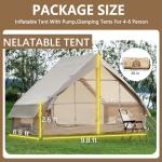 Spacious Inflatable Camping Tent for Family Adventures