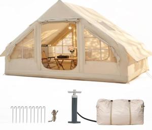 Aoxun Instant Setup Inflatable Family Tent for 4-8