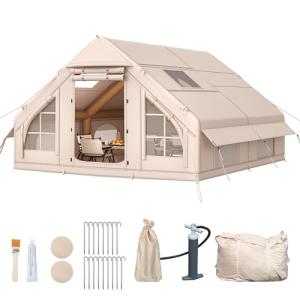 DWVO 13FT x 10FT Inflatable Camping Tent for 6-8