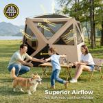 4-Person Instant Setup Camping Tent with Rainfly
