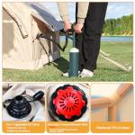 Inflatable Camping Tent with Skylight for 4-6 People