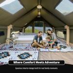 Luxury Inflatable Camping Tent with Built-in Stove Jack