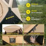4-Person Instant Setup Camping Tent with Rainfly
