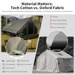 Luxury Inflatable Camping Tent with Built-in Stove Jack