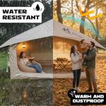 Inflatable Camping Tent for 6-8 People, Easy Setup