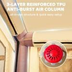 Easy Setup Inflatable Tent with Stove Jack, 4-Person