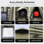 Luxury Inflatable Camping Tent with Built-in Stove Jack