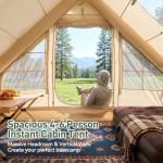 Aoxun Instant Setup Inflatable Camping Tent for 8