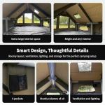 Luxury Inflatable Camping Tent with Built-in Stove Jack